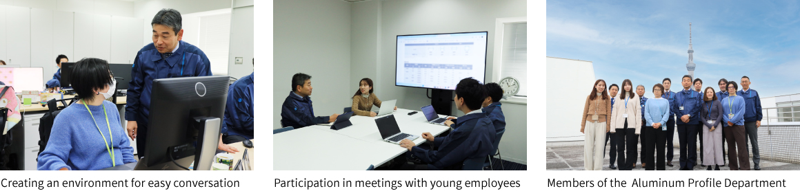 Initiatives for organizational development in the Aluminum Profile Department