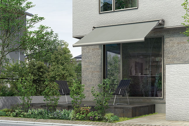 YKK AP「パラソリア」設置イメージ