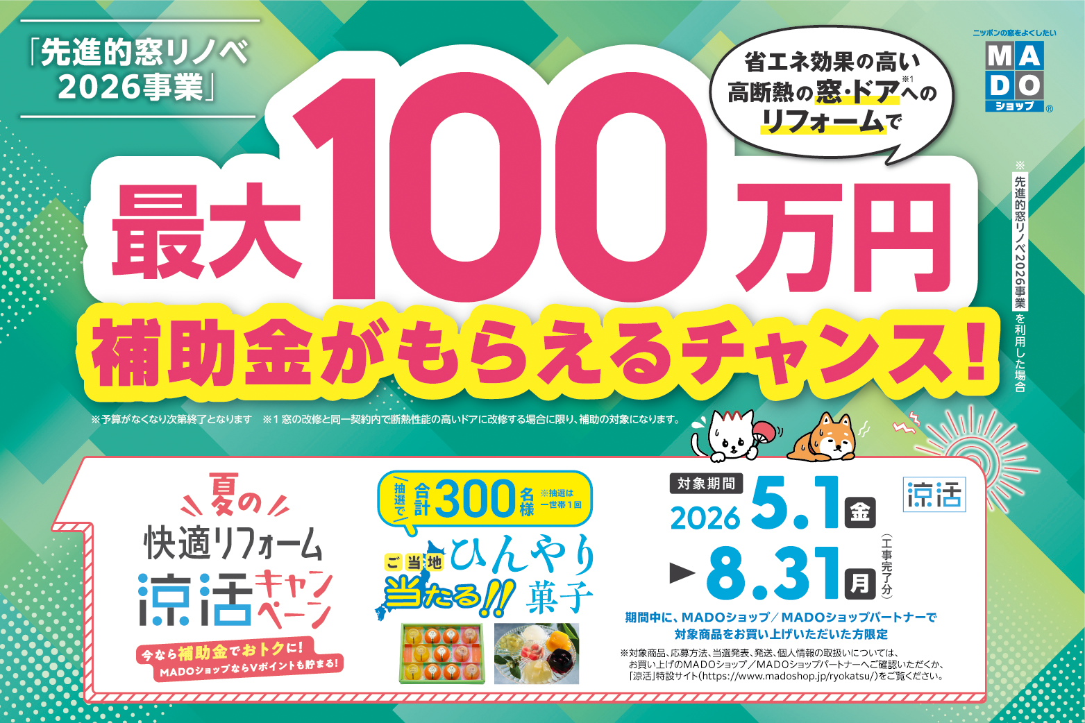 MADOショップ 涼活キャンペーン