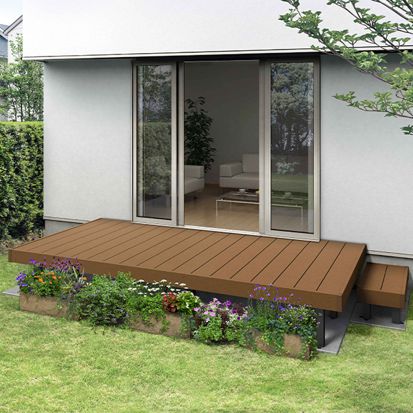 リウッドデッキ S ナチュラルブラウン