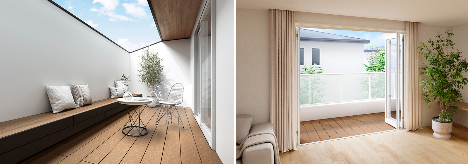 バルコニー用 リウッドデッキ S EG／S