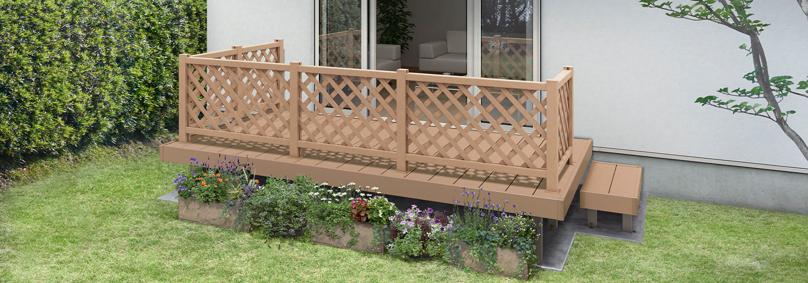 リウッドデッキフェンス・他 | 商品を探す | YKK AP株式会社