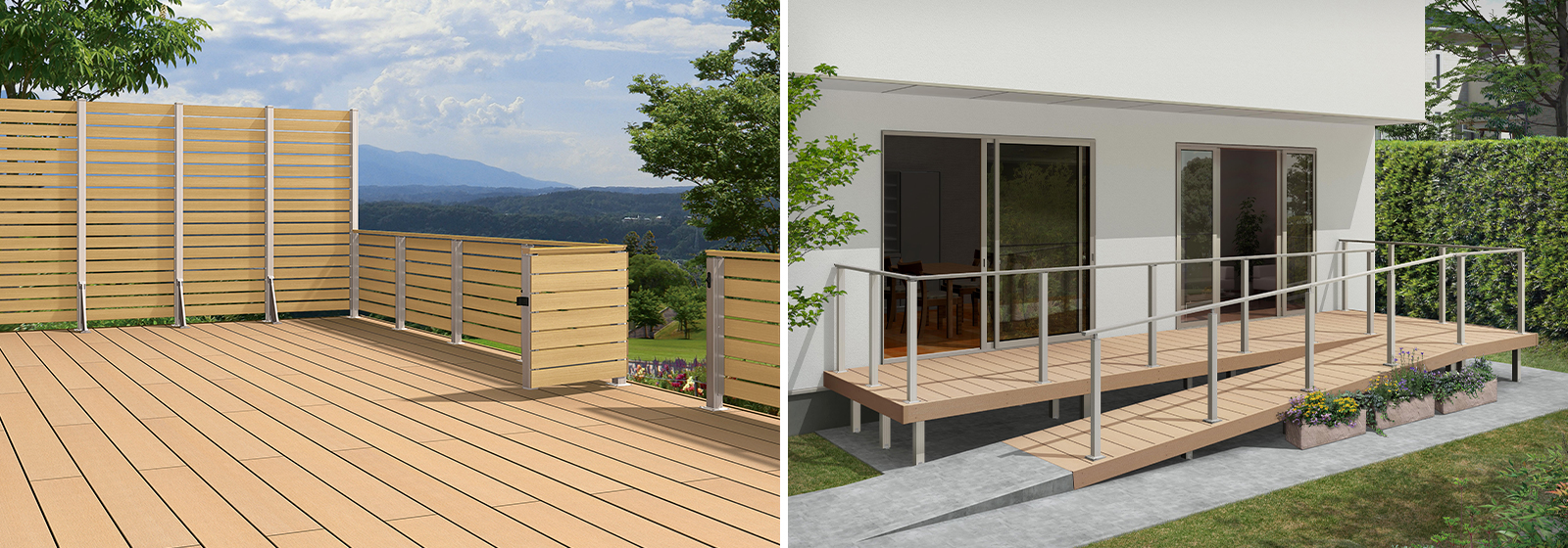 ルシアス デッキフェンス・ルシアス ハイパーティション・ルシアス デッキ門扉