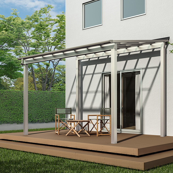 テラス屋根 リウッドデッキ 納まり