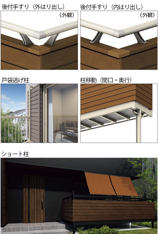 エクステリア | ルシアス シリーズ／バルコニー