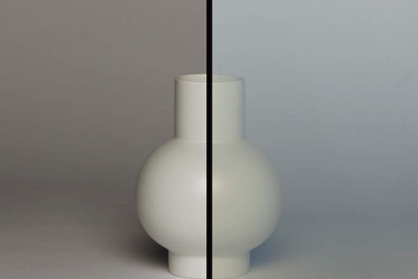 ガラス色ブルーの見え方比較